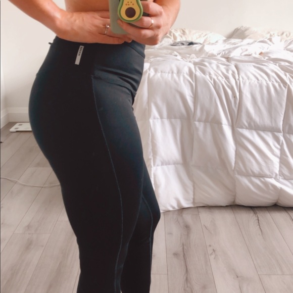 Black High Rise Reebok Leggings - Picture 5 of 13